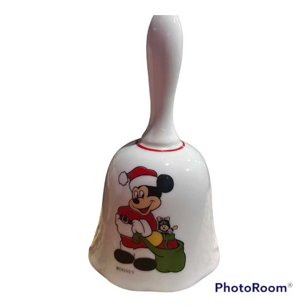 Vintage Reutter Germany Porcelain Disney Mickey Mouse Bell